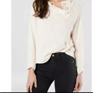 Free People We The Free Dont Forget Me Long Sleeve Top size large